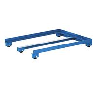 Chasis rodante para palets con forma en E, KM223 Kongamek, L x A x H 1200 x 870 x 150 mm