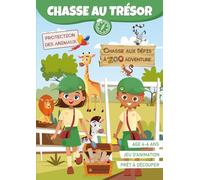 Chasse au Trésor des Animaux (4 à 6 ans)|Livre-jeu Anniversaire et Loisirs Thème Protection des Animaux: Cahier Nature Prêt à Découper