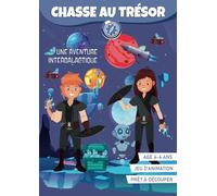 Chasse au Trésor des Chevaliers Intergalactiques (4 à 6 ans) |Cahier d'Activités Anniversaire et Loisirs Espace: Livre-Jeu Prêt à découper !