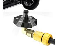 Chassis Flusher Kit - Truck Brass Attachment, Undercarriage Mud Remover, Hi | Kit de limpieza de chasis para eliminación de sal de camión para camiones, propietarios de latón, conductores
