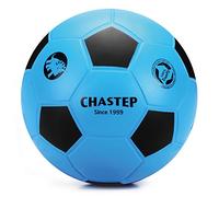 Chastep Pelota de espuma de fútbol de 8 pulgadas, perfecta para niños o principiantes. Juega y entrena Soft Kick & Safe (azul/negro)