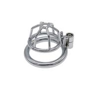 Chastity Cage Hombres Pequeña Jaula de castidad Hombre Extrema con Anillo de Penies de 45 mm para Sexo Cinturón de castidad para Hombre Fesseln & Bondage Penis Jaula Bdsm Cock Cage Sexo Juguetes para