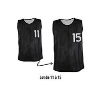 Chasubles reversibles numeradas (N° 11 a 15) Sporti France (x5) XL