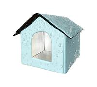 Chat House Outdoor - 45x43x40cmferal Cats House Warm, resistente a la intemperie al aire libre Houuse | Condominios De Cama Plegable | Oxford Stray Kitten Hogar de Condominios para Balcón