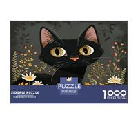Chat Puzzle Juguete Educhativo Decoración Familiar 1000 Piezas Chaton Mignon Puzle Juguetes Desafiantes Entretenimiento Creativo para Adultos Y Niños 38x26cm/1000pcs