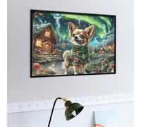 Chat tigré Mignon Puzzle 500 Piezas Colorido Cartón Faune Sauvage Rompecabezas Familiar para Toda La Familia Juguete Educativo 3D Maquetas Construir 500 PCS