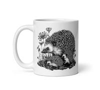 Chatcripant Taza Naturaleza Ciervo Jabalí Fox Laie Marcassin Bosque Paseo Caza Cazador Animales Campaña Té Café Original Taza Regalo Colega Hombre Mujer Naturalista Papi Abuela (Herizón)