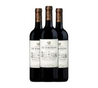 Château de Ribebon Bordeaux Supérieur 75 cl Vino tinto (Caja de 3 Botellas de 75 cl)