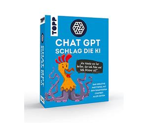 ChatGPT - Golpea a la IA. El Juego Creativo de Fiesta con el chatbot más Inteligente de Todos los Tiempos: inventa un Nombre para UN Animal, Mitad Gallo, Mitad Pulpo - 200 tareas, 1-8 Personas | A