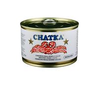 Chatka. Conserva en formato tradicional 60% patas de auténtico cangrejo Real rojo y carne desmigada (150 g (Paquete de 1))