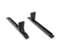 Chatonshen 2 Piezas Kayak Pedales Reposapiés Universales con Bloqueo Accesorios de Nylon Liviano Barra de Implosión Adecuado para Principiantes Entrenamiento y