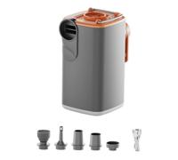 Chatonshen Bomba de Aire Eléctrica Mini Inflador Portátil Compresor Hinchador Desinflador con Función de Vacío Y de Flujo Adecuada para Piscina Inf, Gris Sin Bolsa