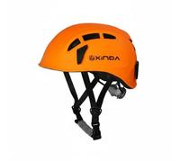 Chatonshen Casco para Escalada Protección Cabeza Montañismo Personalizado con Material de y Buena Circulación de Aire Adecuado para Montaña Actividades Técnicas Exploración, Naranja