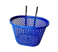 Chatonshen Cesta Delantera Plegable para Bicicleta, Portaequipajes para Compras Y Ciclismo. Fácil Instalación. Medidas: 30,5 X 24,5 X 20 Cm. con Ganchos, Azul