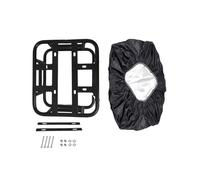 Chatonshen Cesta para Bicicleta, Portaequipajes, Cesta de Hierro Resistente para La Rueda Trasera de La Bicicleta, Cesta con Accesorios de Montaje, Desmontable, Estilo C