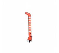 Chatonshen de Buceo Marcadora Inflable Tubo de Superficie Reflectante con Válvula Inflador Tubo Manual Material Nylon TPU Adecuada para Buceo Esnórquel Regalo Deportes Acuáticos, Orange, 1.2M