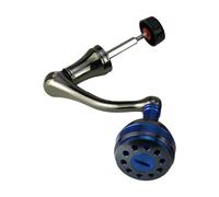 Chatonshen de Carrete de Pesca en Metal Sólido Repuesto Ergonómico para Brazo de Fuerza Y Accesorios de Reparación Resistente para Reemplazo Adecuado a, Azul L