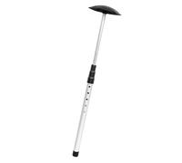 Chatonshen Eje para Bolsa de Golf, Eje Telescópico de Longitud Ajustable, Eje Plegable, Eje Rígido, Tubo Rígido de Aluminio, Plata