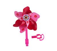 Chatonshen Molinillo de Viento para Manillar de Bicicleta Infantil, Accesorio Colorido para Bicicletas Y, Flor y Cereza