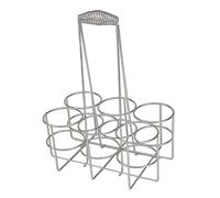 Chatonshen Portabotellas Deportivo con Capacidad para hasta, Botellero para Cerveza, Ideal para Fiestas Y Actividades Al Aire Libre, Plata 28x22.5x15cm