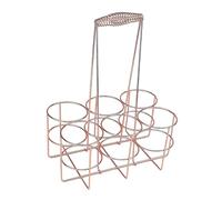 Chatonshen Portabotellas Deportivo con Capacidad para hasta, Botellero para Cerveza, Ideal para Fiestas Y Actividades Al Aire Libre, Oro rosa33x25.5x17cm