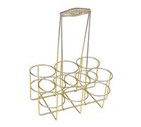 Chatonshen Portabotellas Deportivo con Capacidad para hasta, Botellero para Cerveza, Ideal para Fiestas Y Actividades Al Aire Libre, Oro 33x25.5x17cm