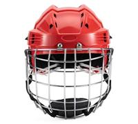 Chatonshen Protección Deportiva de Cabeza Casco para Deportes Jaula Protectora Espuma EVA y Correa Ajustable Adecuado para, Rojo, Grande Circunferencia De La Cabeza 58-68