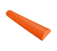 Chatonshen Rodillo Espuma Mitad Alta Densidad Terapia Puntos Flotantes Material Deformable Fácil Transporte Adecuado para Entrenamiento Muscular, Naranja 90cmx7.5cm