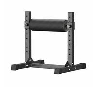 Chatonshen Single Banco Ajustable para Ejercicio de Pierna Estación Compacta de Squat Superficie Acolchada PU Estructura Robusta con Posiciones Adecuado para