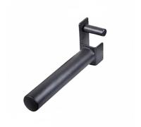 Chatonshen Soporte para Discos Barra Porta Pesas Estante Organizador de Entrenamiento con Pin Extendido Evita Deslizamiento Compatible con Racks de Potencia, Qr 75x75 18MM