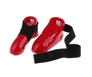 Chatonshen Taekwondo Protector de Pie para Clases de Karate Zapato de Protección con Correa Elástica Y Tejido Transpirable Resistente a Impactos Y Ligero
