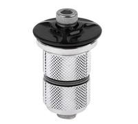 Chatonshen Tapón de Compresión para Bicicleta para Dirección Tornillo Repuesto Accesorios Tubo Diseño Mejorado Ligero Adecuado para Ta, Negro
