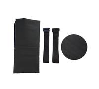Chatonshen Zapato para Bañar Los Cascos con Acolchado Protector Y Correa Ajustable, Bolsa para Bañar Los Cascos de Los Caballos, Bolsa para El Cuidado de Los CAS, Negro