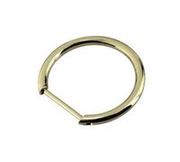 CHATROOM Hebilla de Anillo en D con Tornillo Abierto Desmontable, Hebilla de Metal de 30 Mm for Manualidades de Cuero, Correa for Bolso, asa for cinturón, 1 Uds.(Light Gold)