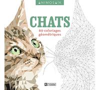 Chats: 60 coloriages géométriques
