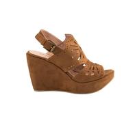 CHATTAWAK 5liseroncamel37, Sandalia con talón Mujer, marrón Claro, 37 EU