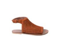 CHATTAWAK 5tulipecamel37, Sandalia con talón Mujer, marrón Claro, 37 EU