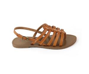 CHATTAWAK Mujer 13SHIRLEYTAN37 Sandale, Tan, 37 EU Estrecho, bronceado, 37 EU Étroit