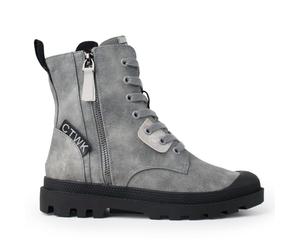 CHATTAWAK Mujer 16REALAGRIS37 Botín, Gris, 37 EU, gris, 37 EU