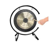 Chau Gong tradicional chino con soporte, batidor de madera, para yoga, meditación, curación de sonido, relajación, instrumento Fengshui