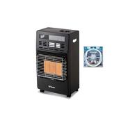 Chauffage d'appoint infrarouge au gaz butane KERN - Allumage par piezo - Surface de chauffe jusqu'a 40 m² - 3 niveaux de puissa