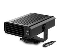 Chauffage de Voiture 12V - Chauffage/Rafraîchissement 2-en-1, Radiateur 200W, Chauffage Rapide 5s, 360° Rotatif, Pare-brise Descongelador de parabrisas, Calentador portátil para coche, Car heaters