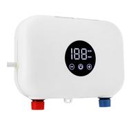 Chauffe-Eau Instantané éLectronique, 5500w 220vchauffe-Eau Instantané Mural Mini Chauffe-Eau InstantanéS éLectrique Avec Affichage De La TempéRature Led, Chauffe-Eau éLectrique Pour Cuisine