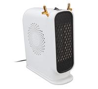 Chauffe-espace 500W, 360 degrés de dérivation de l'air ABS PTC chauffage en céramique chauffages portables avec double protection contre la mise hors tension chaleur