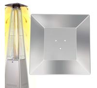 Chauffis De Patio Escudo Reflector - Equipo De Reemplazo Cuadrado, Protección Contra Reflector Para Radiadores De Terraza, Piezas De Repuesto Para Radiadores De Terraza De 4 Caras Con