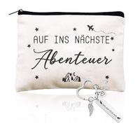 ChAusa 2 Piezas Regalos Originales para Mujer Creatividad Inspiradora Tote Bag Tela Bolsa de Lona Neceser Personalizado Abschiesgeschenk Kollegin FüR Kollegen, Piloten, Reisende