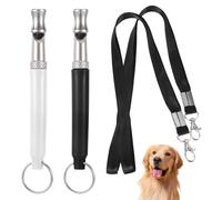ChAusa 2 Piezas Silbato Perros Adiestramiento Silbato con Cordón Ultrasonidos Perros Silbatos de Entrenamiento Entrenadores Caninos y Dueños de Mascotas Que Buscan Crear un Ambiente Tranquilo