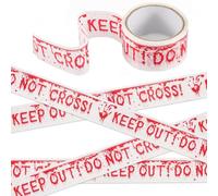 ChAusa Cinta de Decoración de Halloween de 4.8cm x 25m Horror Barrier Tape Cinta de Precaución Zombi Rollo de Cinta de Barrera de Halloween para Horrible Fiesta de Halloween Decoracion Cinta Peligro
