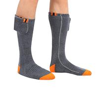 Chaussettes chauffantes pour hommes et femmes, hiver lavable Chaussettes chauffantes électriques Batterie sèche Pied chaud Bas thermiques Chaussettes chauffantes hiver