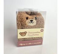 Chaussettes Douillettes Ours brun: Offrez un câlin à vos pieds !